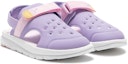 Shop (Youth) Puma Evolve Sandal 'Purple White' 390692-05
