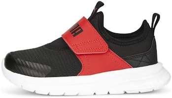 (Youth) Puma Evolve Slip-On Little Kid 'Black For All Time Red' 389135-02 (Youth) Puma Evolve Slip-On Little Kid 'Black For All Time Red' 389135-02