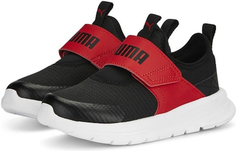 中童 PUMA Evolve 耐磨透氣 兒童休閒鞋 黑紅 Order 中童 PUMA Evolve 耐磨透氣 兒童休閒鞋 黑紅