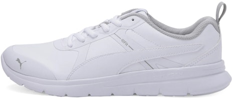 (Youth) Puma Flex Essential SL 'White Slip-Resistant Low Top' 190678-02 (Youth) Puma Flex Essential SL 'White Slip-Resistant Low Top' 190678-02