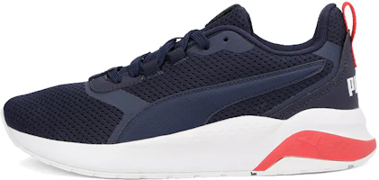 (Youth) Puma Flex Renew Low Top Running Shoes Blue/White/Red 372080-03 (Youth) Puma Flex Renew Low Top Running Shoes Blue/White/Red 372080-03