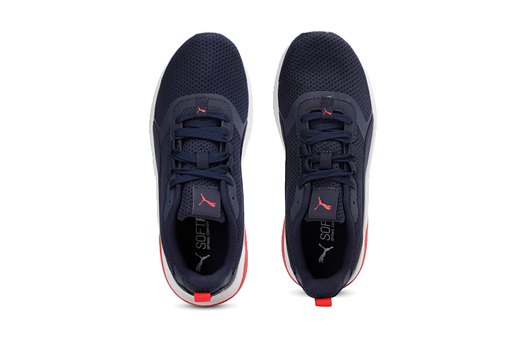 Lookbook (JR) Kasut Lari Puma Flex Renew Rendah Biru/Putih/Merah 372080-03