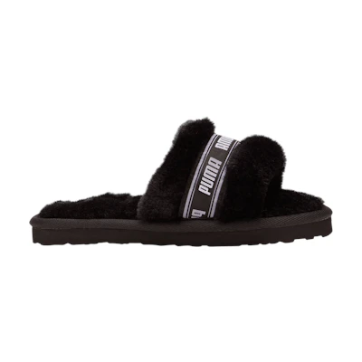 (Youth) Puma Fluff Slide 'Black'