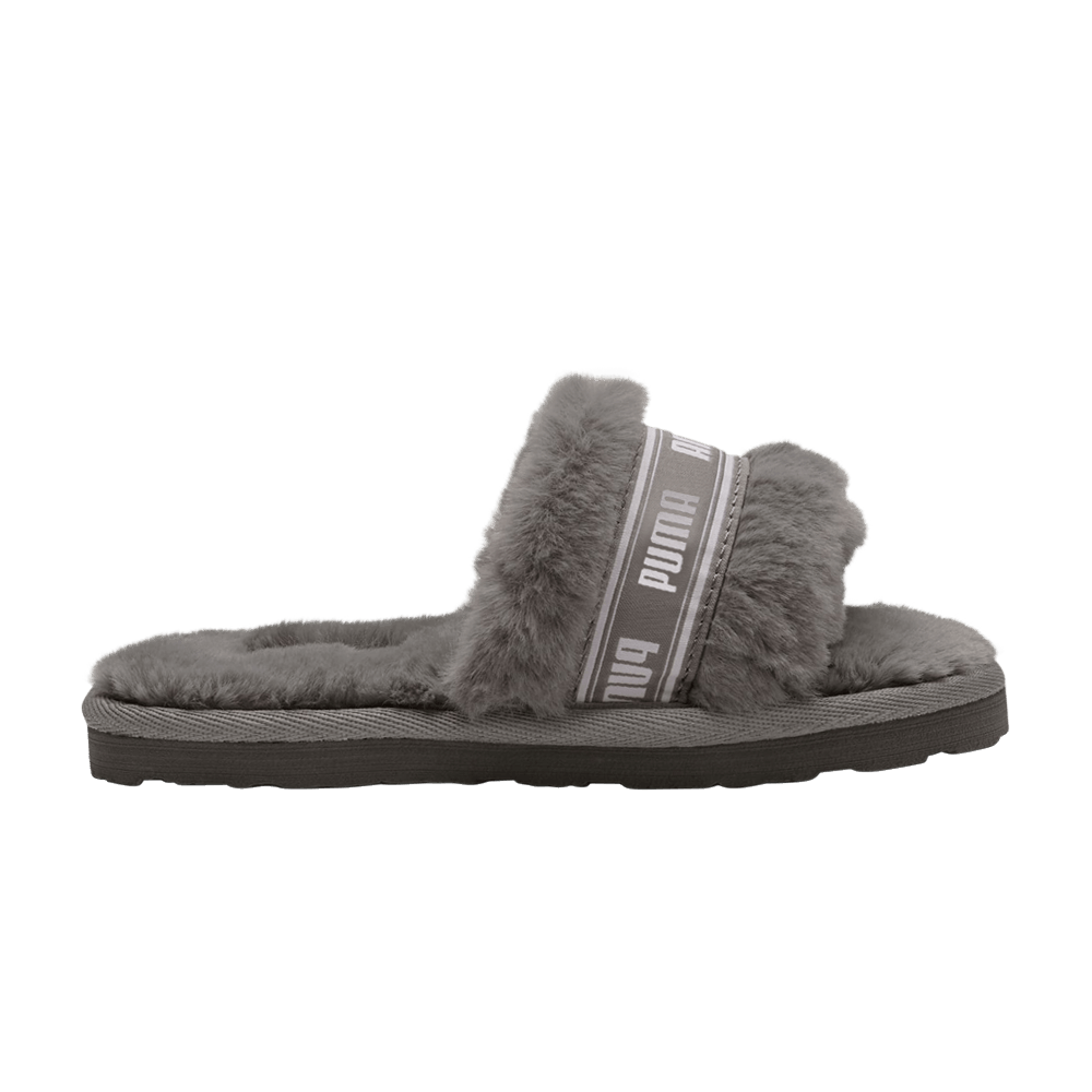 (Youth) Puma Fluff Slide 'Charcoal Grey' 385739-02