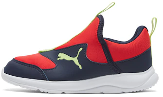 (Youth) Puma Fun Racer Slip On Red//Yellow 'Black' 193668-01 (Youth) Puma Fun Racer Slip On Red//Yellow 'Black' 193668-01