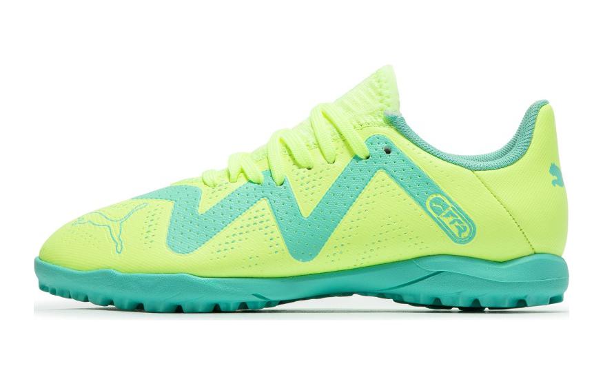 (Youth) Puma Future Play TF Football Boots 'Fluorescent Yellow Aqua' 107202-03