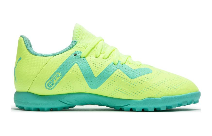 Order (Youth) Puma Future Play TF Football Boots 'Fluorescent Yellow Aqua' 107202-03