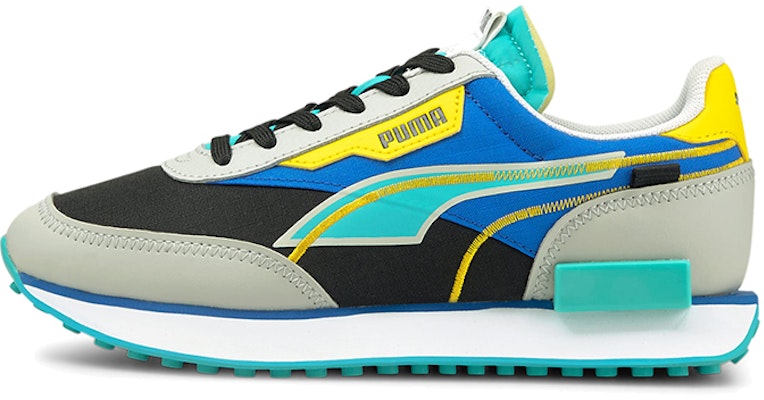 (Youth) Puma Future Rider 'Twofold Black Grey Blue' 382031-03 Buy (Youth) Puma Future Rider 'Twofold Black Grey Blue' 382031-03