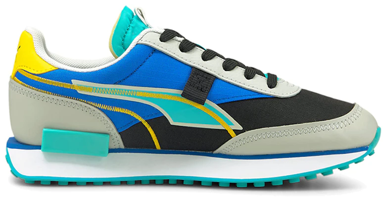 (JR) Puma Future Rider 'Dua Warna Hitam Abu-abu Biru' 382031-03 Order (JR) Puma Future Rider 'Dua Warna Hitam Abu-abu Biru' 382031-03