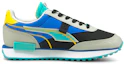 Order (JR) Puma Future Rider 'Dua Warna Hitam Abu-abu Biru' 382031-03