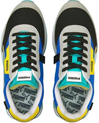 (JR) Puma Future Rider 'Dua Warna Hitam Abu-abu Biru' 382031-03 Lookbook (JR) Puma Future Rider 'Dua Warna Hitam Abu-abu Biru' 382031-03