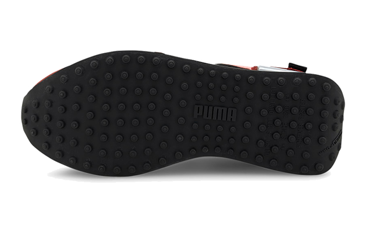(Youth) Puma Future Rider Galaxy Low Top Running Shoes Black/White/Red 圖 6