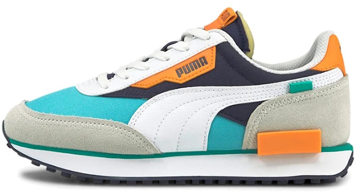 (Youth) Puma Future Rider Play On 'Grey White Blue' 372349-22 Buy (Youth) Puma Future Rider Play On 'Grey White Blue' 372349-22