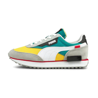 (Youth) Puma Future Rider Play On 'White Yellow Grey'