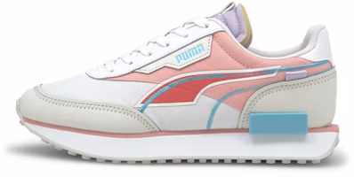 (Youth) Puma Future Rider Twofold 'Grey Pink White' 382031-06 (Youth) Puma Future Rider Twofold 'Grey Pink White' 382031-06
