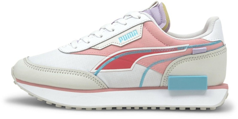(Youth) Puma Future Rider Twofold 'Grey Pink White' 382031-06 Buy (Youth) Puma Future Rider Twofold 'Grey Pink White' 382031-06