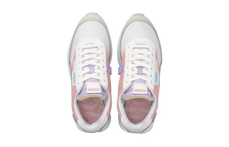 Lookbook (JR) Puma Future Rider Twofold 'Abu Muda Pink Putih' 382031-06
