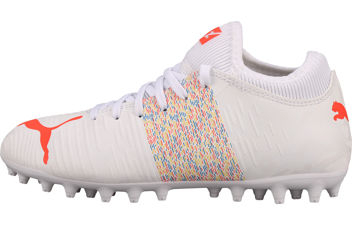 (Youth) Puma Future Z 4.1 MG Jr Soccer Shoes K White/Red 'white red' 106401-03