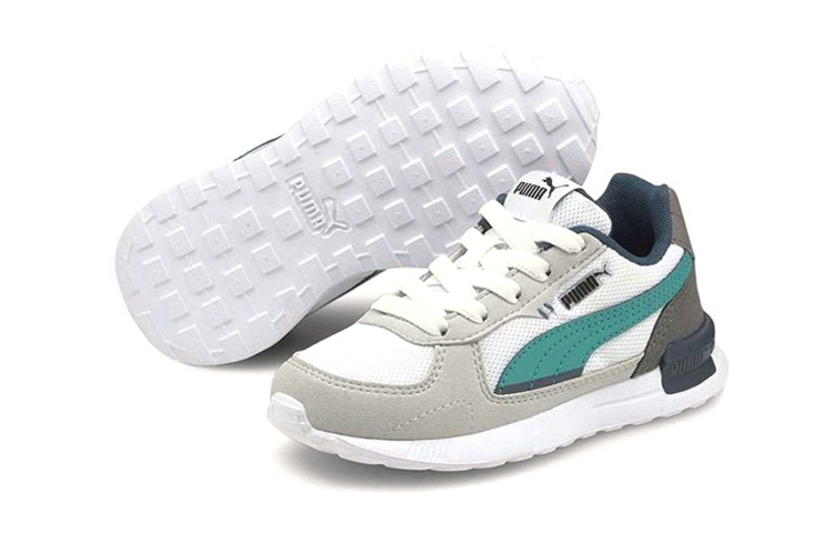 Lookbook (JR) Puma Graviton '灰绿色黑' 381987-03