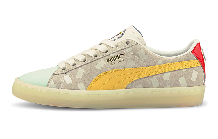 (Youth) Puma Haribo Suede 'Gummy Bear Grey Yellow Red'