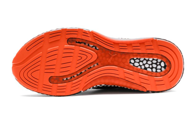 Shop 大童 Puma Hybrid Runner Jr 舒適透氣運動跑步鞋 黑橙