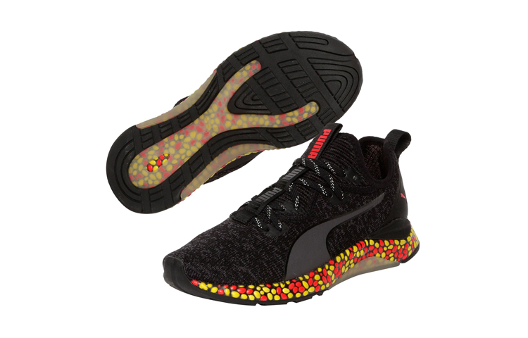 Lookbook 大童 Puma Hybrid Runner Jr 輕便透氣休閒跑步鞋 黑紅黃