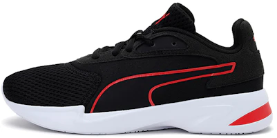 (Youth) Puma Jaro Low Top Running Shoes Black/White/Red 193418-01 (Youth) Puma Jaro Low Top Running Shoes Black/White/Red 193418-01