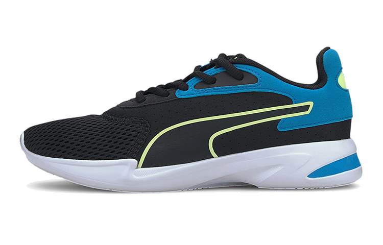 (Youth) Puma Jaro Low Top Running Shoes Blue/White/Black 193418-04
