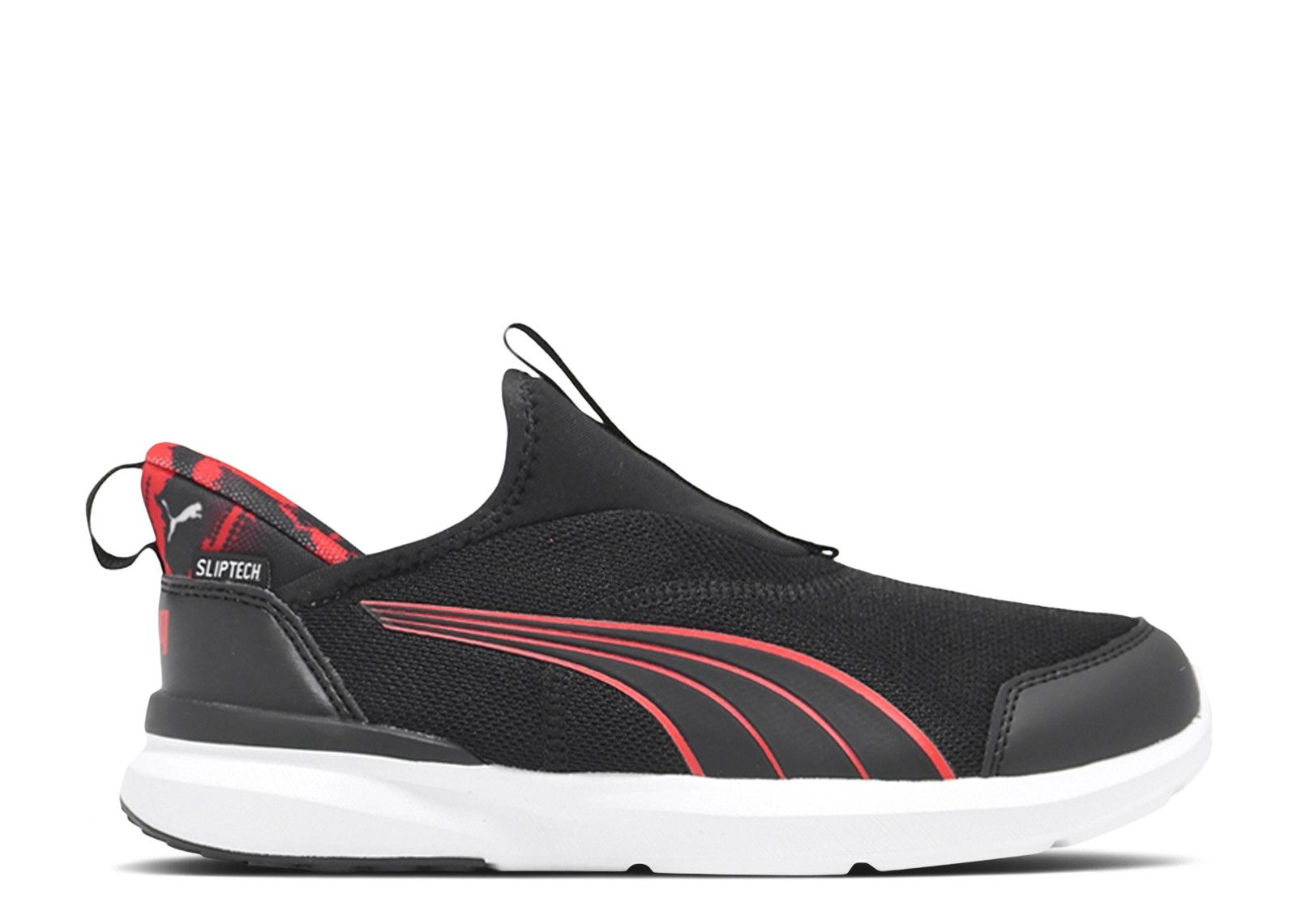 (Youth) Puma Kruzprofoam Sliptech 'Black Red' 405653-02