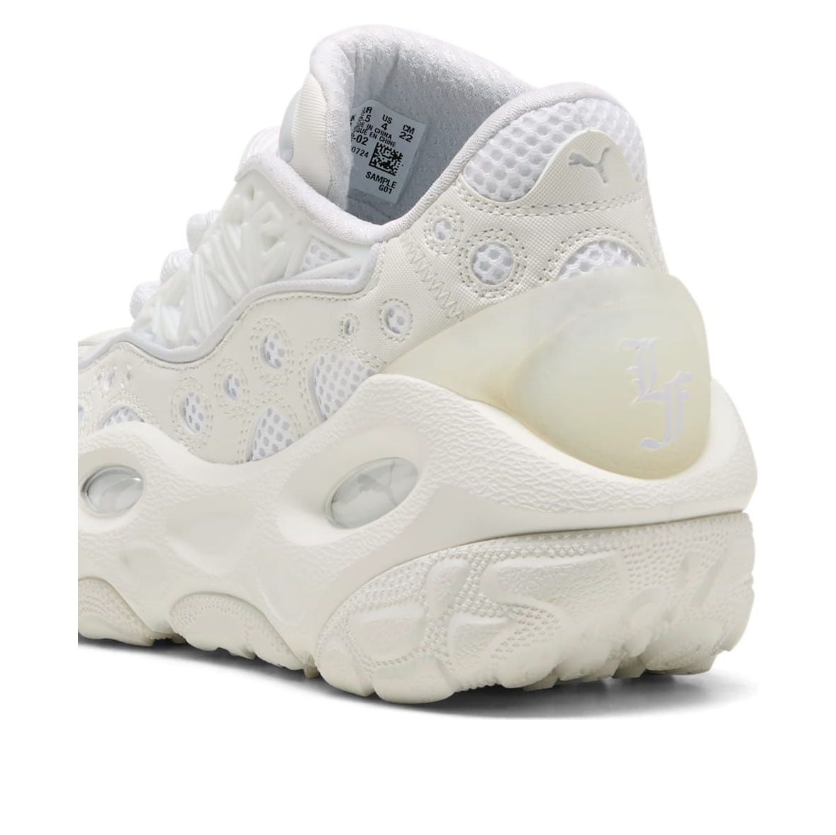 Shop (JR) Puma LaMelo Ball LaFranc RNR 'Blanco Triple' 312282-02