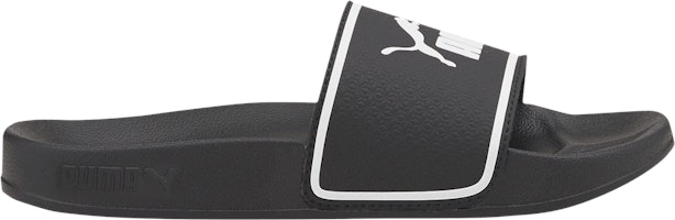 (Youth) Puma Leadcat 2.0 Slide 'Black White' 384435-01 (Youth) Puma Leadcat 2.0 Slide 'Black White' 384435-01