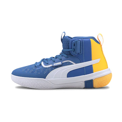 (Youth) Puma Legacy Mid-high Blue/White/Yellow