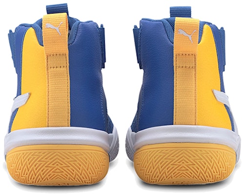 (Youth) Puma Legacy Mid-high Blue/White/Yellow 194049-03 Shop (Youth) Puma Legacy Mid-high Blue/White/Yellow 194049-03