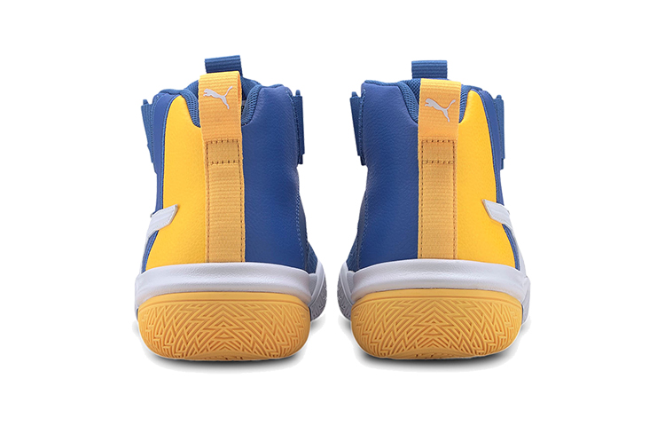 Shop (Youth) Puma Legacy Mid-high Blue/White/Yellow 194049-03