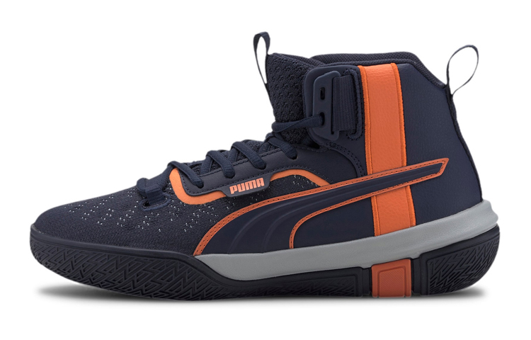 (Youth) Puma Legacy Mid 'Blue Black' 194049-02