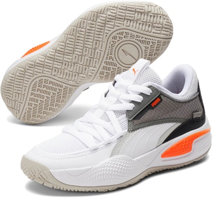 (Youth) Puma Low-Top Basketball 'White Black' 194329-04 Lookbook (Youth) Puma Low-Top Basketball 'White Black' 194329-04