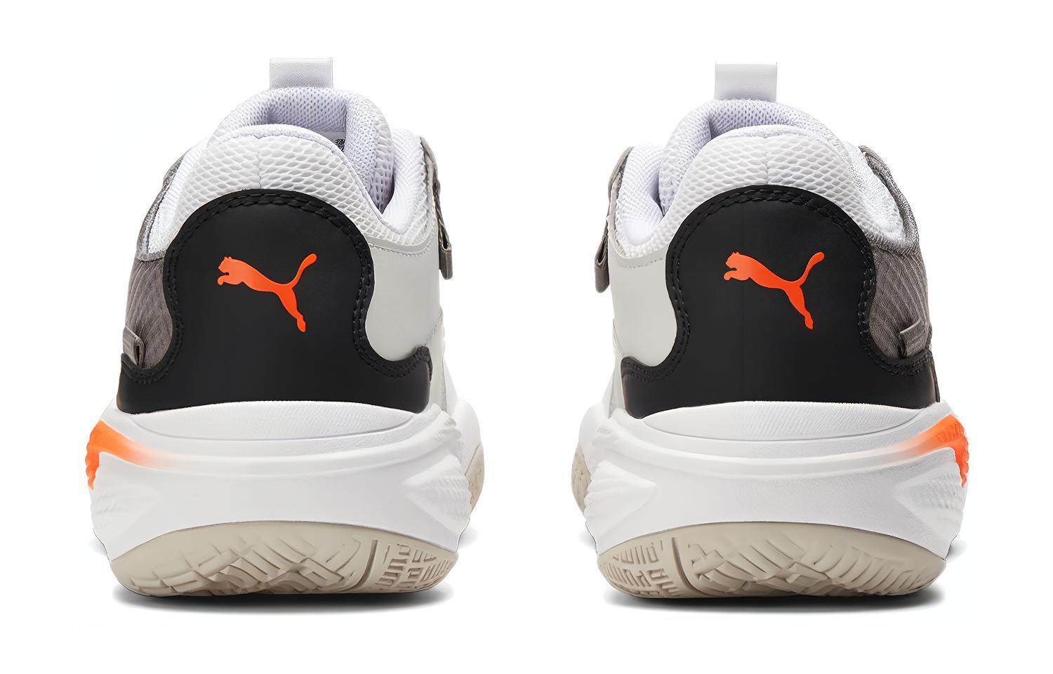 Shop (Youth) Puma Low-Top Basketball 'White Black' 194329-04