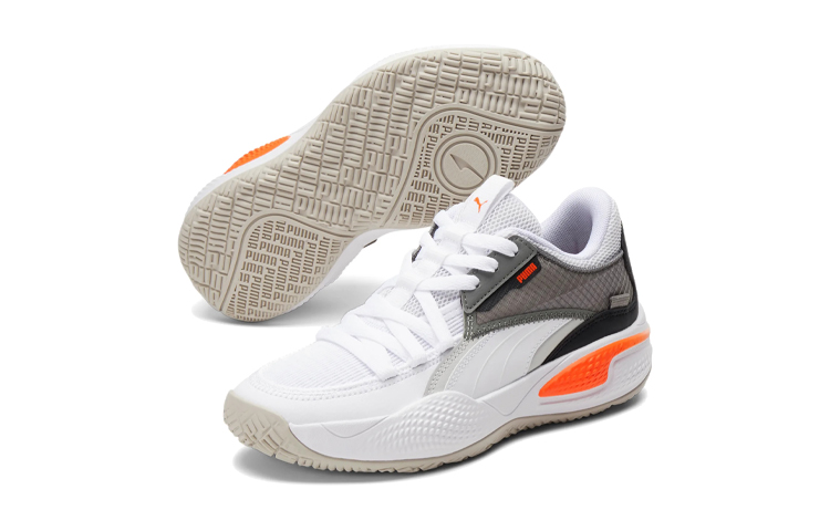 Purchase (Youth) Puma Low-Top Basketball 'White Black' 194329-04