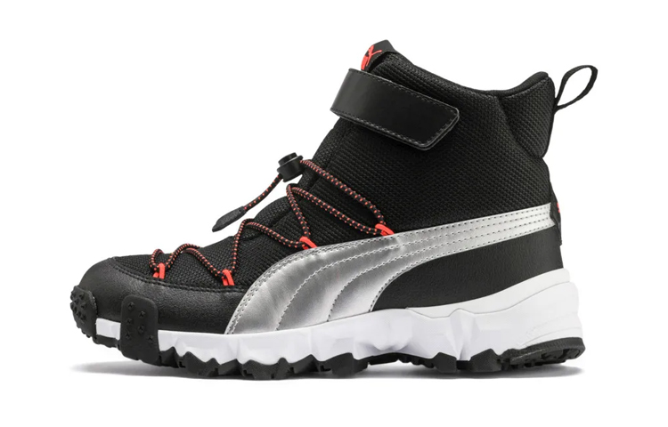 (Youth) Puma Maka V Jr 'Black Silver' 192533-03