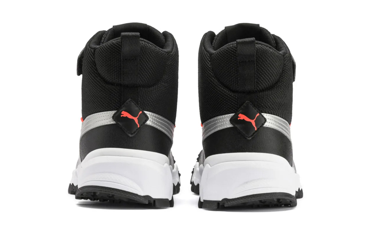 Lookbook (Youth) Puma Maka V Jr 'Black Silver' 192533-03