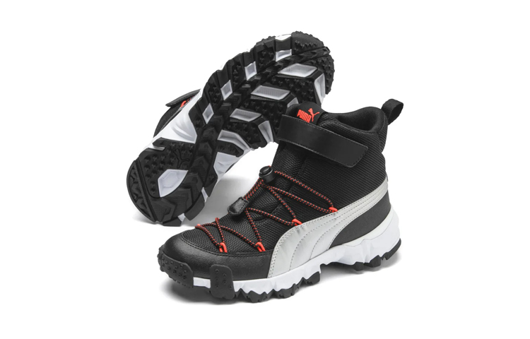 Shop (Youth) Puma Maka V Jr 'Black Silver' 192533-03
