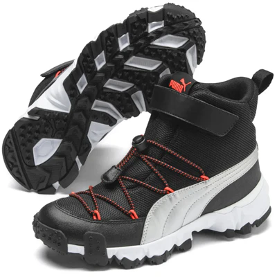 (Youth) Puma Maka V Jr 'Black Silver' 192533-03 Shop (Youth) Puma Maka V Jr 'Black Silver' 192533-03