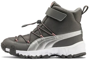 (Youth) Puma Maka V Jr 'Grey Silver' 192533-02 (Youth) Puma Maka V Jr 'Grey Silver' 192533-02
