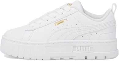 (Youth) Puma Mayze Leather 'White Team Gold' 384528-01 (Youth) Puma Mayze Leather 'White Team Gold' 384528-01