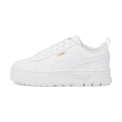 (Youth) Puma Mayze Leather 'White Team Gold'