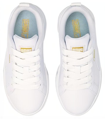 (Youth) Puma Mayze Leather 'White Team Gold' 384528-01 Lookbook (Youth) Puma Mayze Leather 'White Team Gold' 384528-01