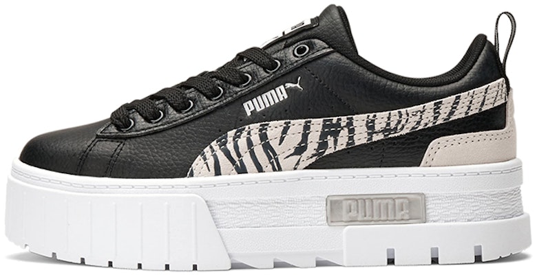 (Youth) Puma Mayze Zebra 'Black Silver Ivory Glow' 383225-01 Buy (Youth) Puma Mayze Zebra 'Black Silver Ivory Glow' 383225-01