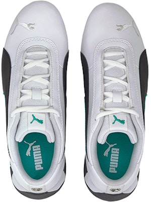(Preschool) Puma Mercedes R-cat 'White Black Green' 306622-02 Lookbook (Preschool) Puma Mercedes R-cat 'White Black Green' 306622-02