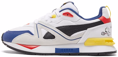 (Preschool) Puma Peanuts Mirage Mox Jr (Big ) Snoopy White/Blue 375734-01 (Preschool) Puma Peanuts Mirage Mox Jr (Big ) Snoopy White/Blue 375734-01
