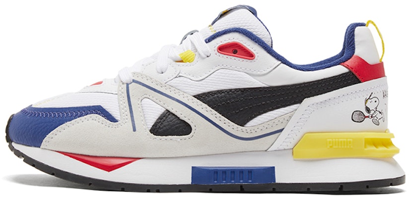 (Preschool) Puma Peanuts Mirage Mox Jr (Big ) Snoopy White/Blue 375734-01 Buy (Preschool) Puma Peanuts Mirage Mox Jr (Big ) Snoopy White/Blue 375734-01